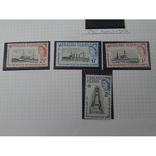 359 - Falkland Islands: 1937 - 60s remaindered mint and used collection on leaves with 1937 coronation x 4... 