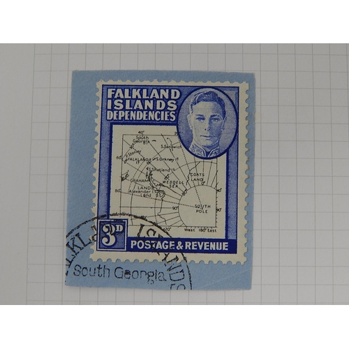 359 - Falkland Islands: 1937 - 60s remaindered mint and used collection on leaves with 1937 coronation x 4... 