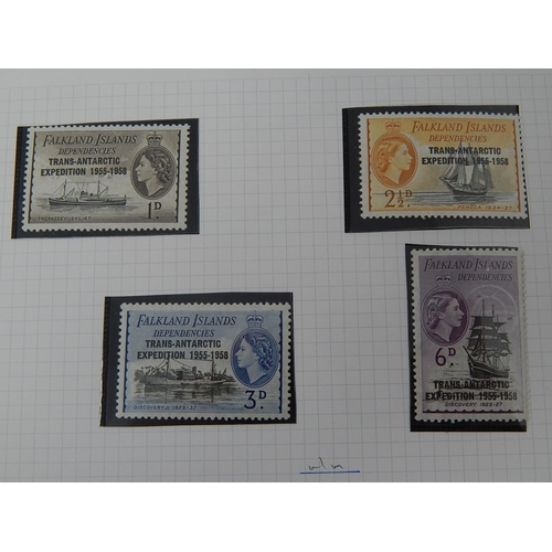 359 - Falkland Islands: 1937 - 60s remaindered mint and used collection on leaves with 1937 coronation x 4... 