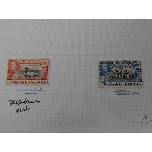 359 - Falkland Islands: 1937 - 60s remaindered mint and used collection on leaves with 1937 coronation x 4... 