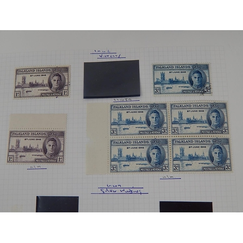 359 - Falkland Islands: 1937 - 60s remaindered mint and used collection on leaves with 1937 coronation x 4... 