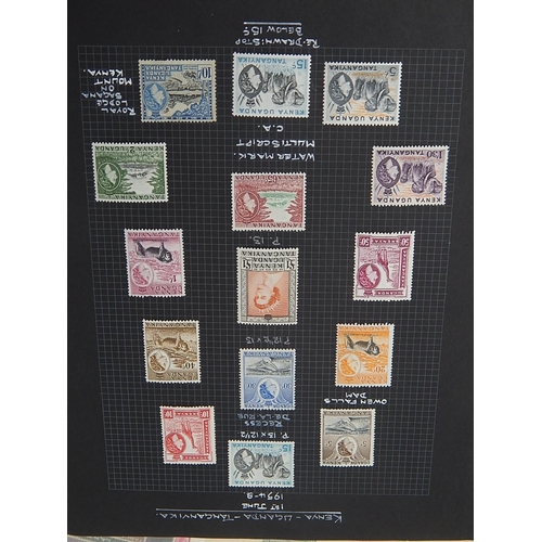 362 - KUT: 1938 - 60 useful little mint collection on leaves with 1938 - 54 vals to 5/-, 1949 UPU, surchar... 