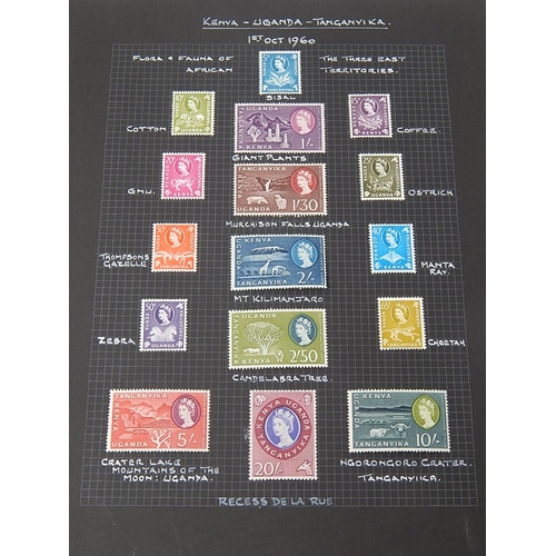 362 - KUT: 1938 - 60 useful little mint collection on leaves with 1938 - 54 vals to 5/-, 1949 UPU, surchar... 