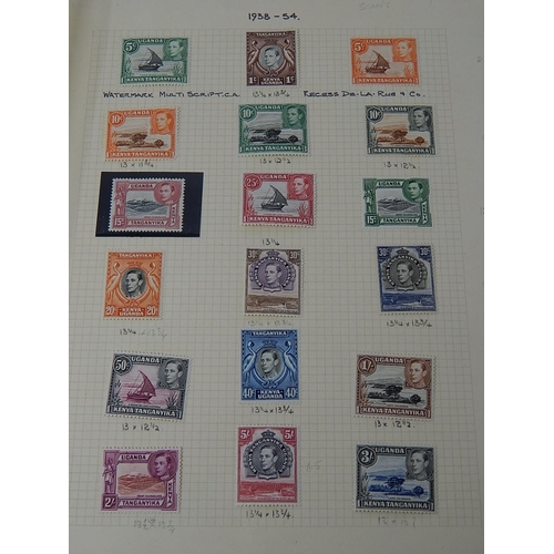 362 - KUT: 1938 - 60 useful little mint collection on leaves with 1938 - 54 vals to 5/-, 1949 UPU, surchar... 