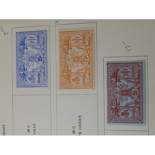 365 - New Hebs FR: 1908 - 25 mint selection on printed leaves with 1908 vals to 1f, 1911 set less 25c, 191... 