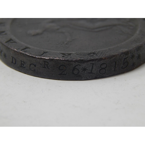 121 - George III Tuppence 1797 with edge inscription 