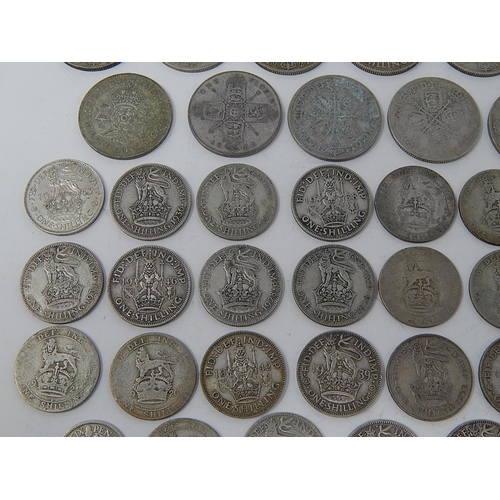 122 - Pre 1947 British Silver Coinage: Weight 15.62oz (486g)