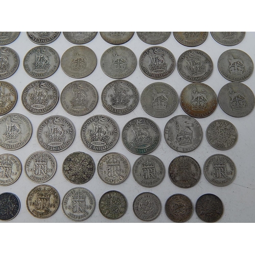 122 - Pre 1947 British Silver Coinage: Weight 15.62oz (486g)