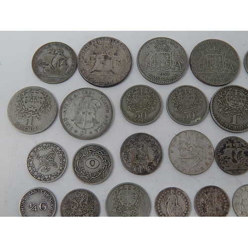 123 - Silver World Coinage: Weight 5.98oz (186g)