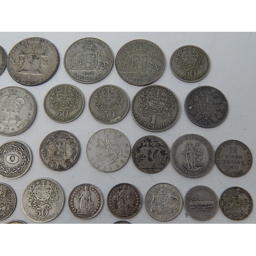 123 - Silver World Coinage: Weight 5.98oz (186g)