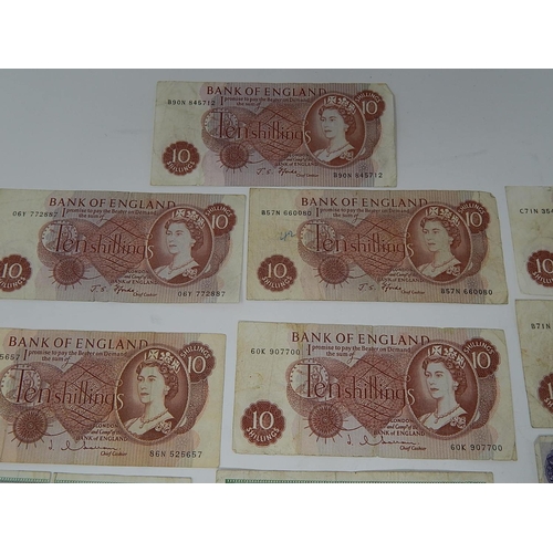 85 - British Bank Notes: Forde £10 Note: Hollom £5 Note: O'Brian/Hollom/Page £1 Notes (4) Hollom/Forde/Pa... 