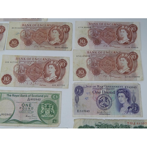 85 - British Bank Notes: Forde £10 Note: Hollom £5 Note: O'Brian/Hollom/Page £1 Notes (4) Hollom/Forde/Pa... 