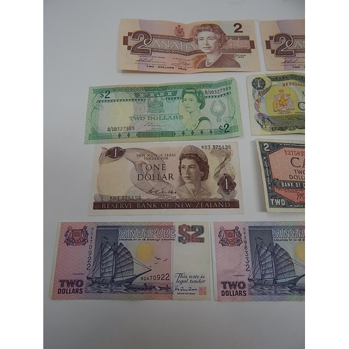 95 - Canadian: Fiji: Singapore: New Zealand Dollars (13)