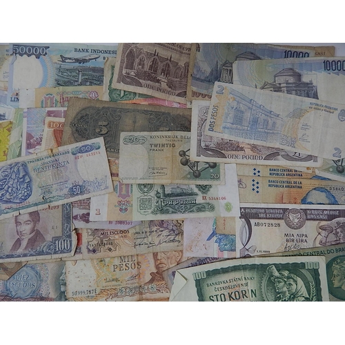 97 - Large Quantity of World Banknotes From a Private Collection.