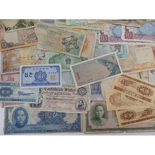 97 - Large Quantity of World Banknotes From a Private Collection.