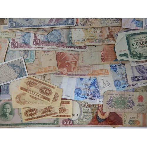 97 - Large Quantity of World Banknotes From a Private Collection.