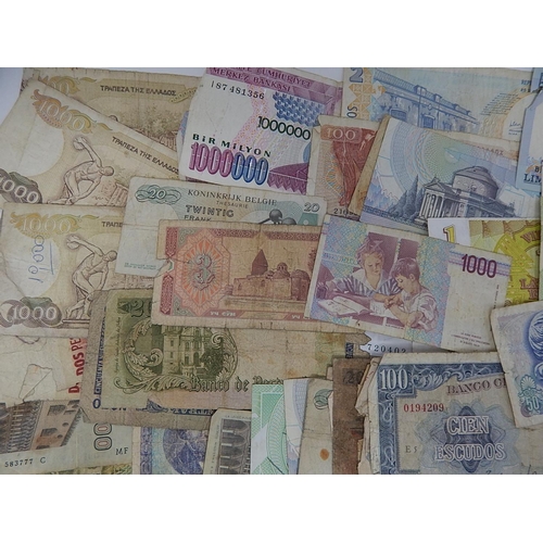 97 - Large Quantity of World Banknotes From a Private Collection.