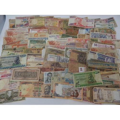 98 - Large Quantity of World Banknotes From a Private Collection.