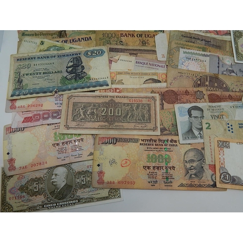 98 - Large Quantity of World Banknotes From a Private Collection.