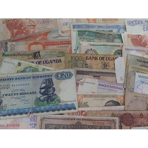 98 - Large Quantity of World Banknotes From a Private Collection.