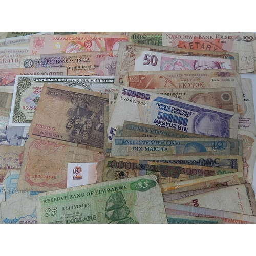 98 - Large Quantity of World Banknotes From a Private Collection.