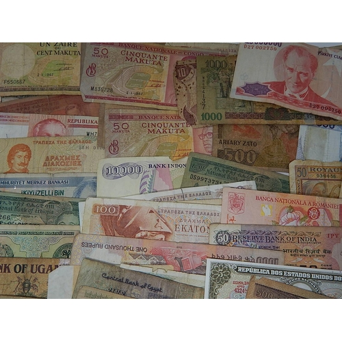 98 - Large Quantity of World Banknotes From a Private Collection.