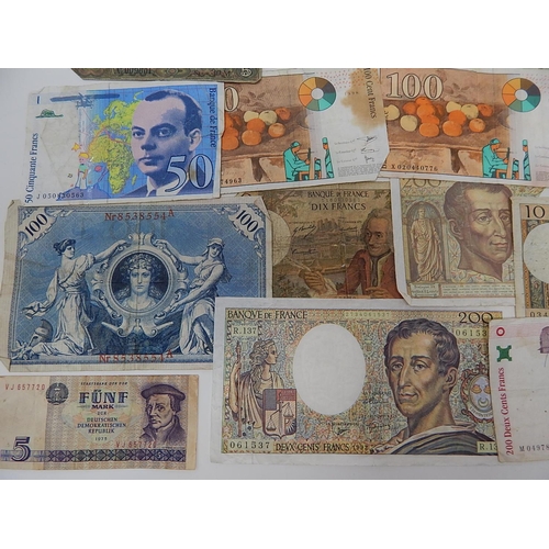 99 - Large Quantity of World Banknotes From a Private Collection.