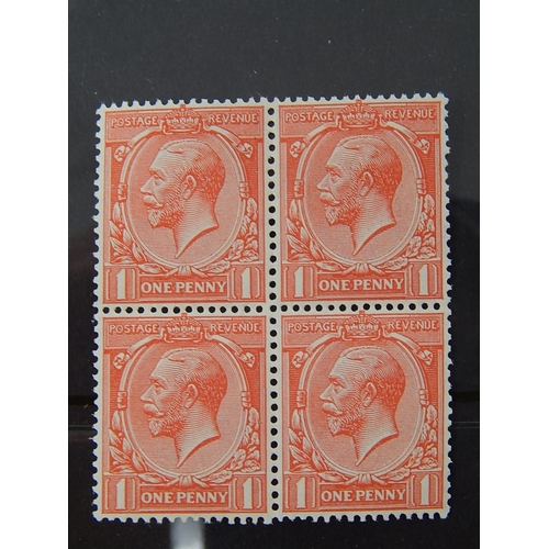 263 - GB 1910 SG218 Mint U/M Block of Four +1912 SG357 Mint U/M Block of Four + 1936 SG457 Mint U/M Block ... 