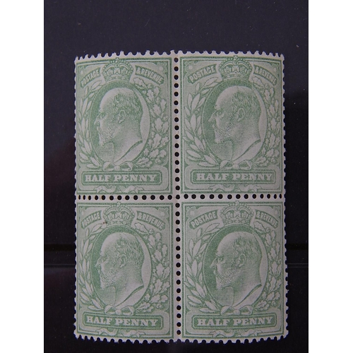 263 - GB 1910 SG218 Mint U/M Block of Four +1912 SG357 Mint U/M Block of Four + 1936 SG457 Mint U/M Block ... 