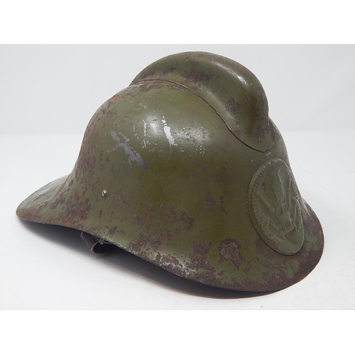 503 - WWII Russian Fireman's Helmet.