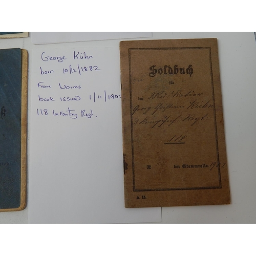 505 - Collection of WWI German Soldiers Pass Books (12).