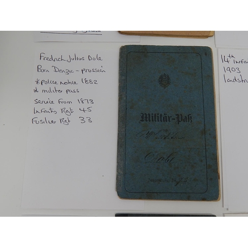 505 - Collection of WWI German Soldiers Pass Books (12).