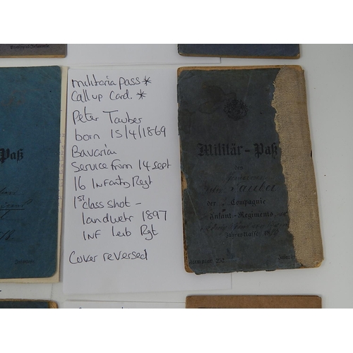 505 - Collection of WWI German Soldiers Pass Books (12).