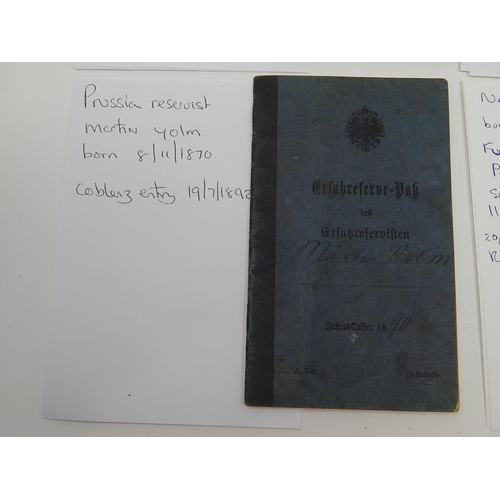 505 - Collection of WWI German Soldiers Pass Books (12).