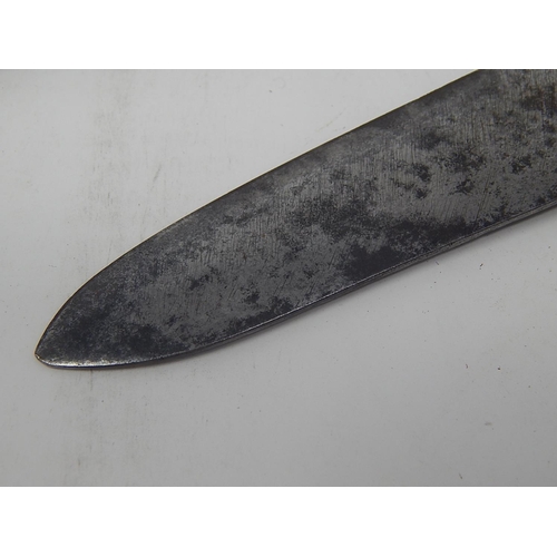 509 - An original WWII Second World War ' Chindit combat dagger. Single edged stainless steel blade marked... 