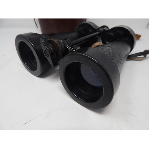 530 - WWII Naval Binoculars: Barr & Stroud 7x CF 41 A.P No 1900A Serial No 39909 with Broad Arrow Impresse... 