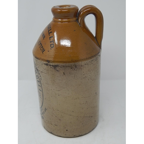 477 - Glazed Earthenware Flagon: 