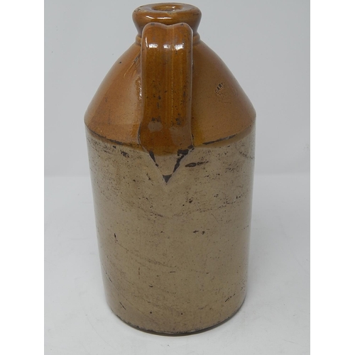 477 - Glazed Earthenware Flagon: 