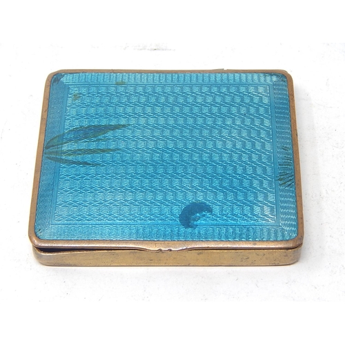 38 - Silver & Tortoiseshell Cigarette Case Hallmarked London 1928 by Collett & Anderson together with a f... 