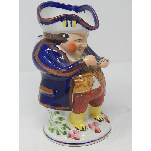 398 - Large Toby Jug by Allertons: Measures 20cm