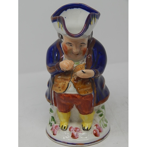 398 - Large Toby Jug by Allertons: Measures 20cm