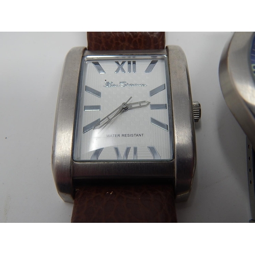 44 - Four Gentleman's Wristwatchs: Sekonda: Ben Sherman (2): HMT: