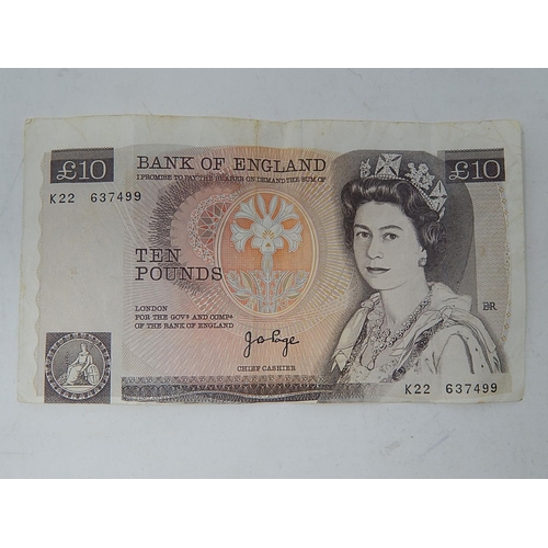 88 - Misprint Page £10 Note K22 63749G
