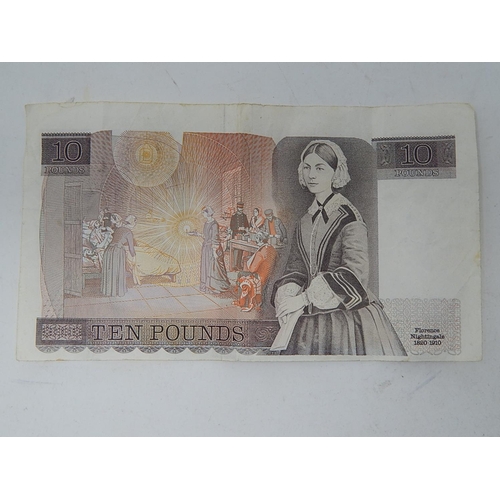 88 - Misprint Page £10 Note K22 63749G