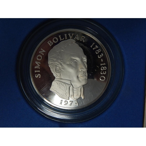 70 - Panama 20 Balboa Silver Proof 1974