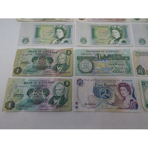 88U - Bank of England, Scotland, Jersey, Isle of Man, & Guernsey Banknotes