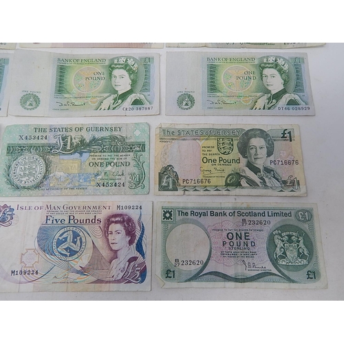 88U - Bank of England, Scotland, Jersey, Isle of Man, & Guernsey Banknotes