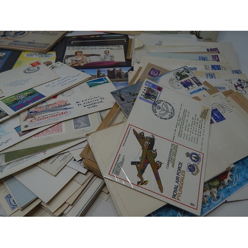 47 - A large collection of postal history, postcards, covers etc (some signed), England Poland World Cup ... 