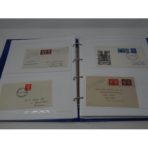 54 - An important collection of postal history and covers dating back to 1940 housed in album, many rare ... 