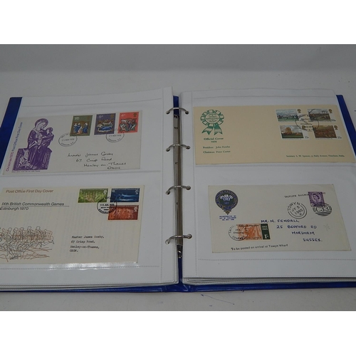 54 - An important collection of postal history and covers dating back to 1940 housed in album, many rare ... 